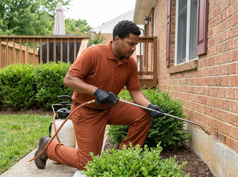 Exterior Perimeter Barrier Treatment in Forest Hill, MD