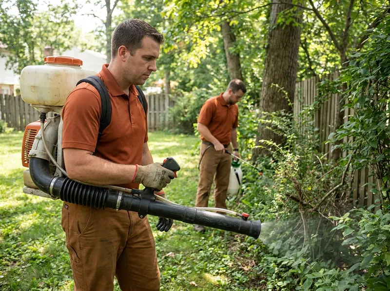 Mosquito and Tick Yard Reduction in Forest Hill, MD