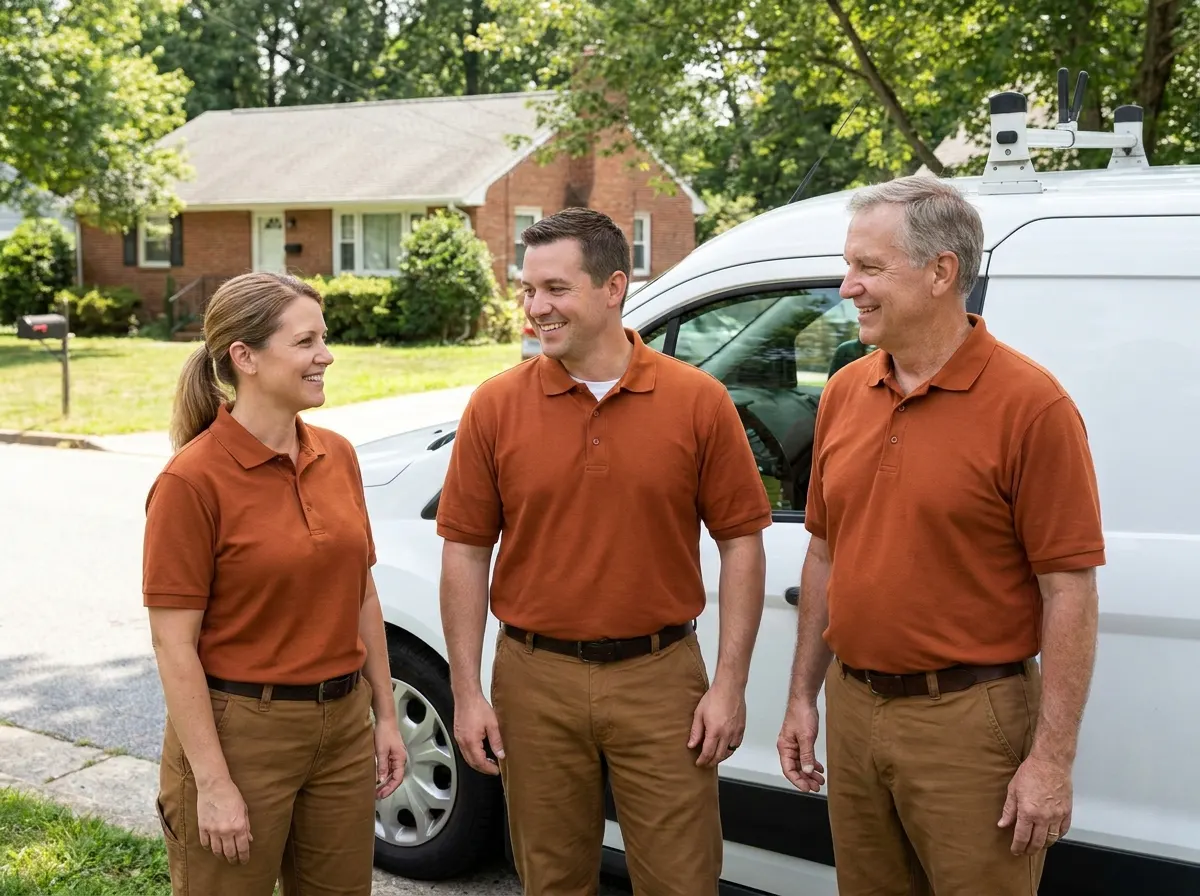 Copper Trail Pest Defense pest control service team in Forest Hill, MD